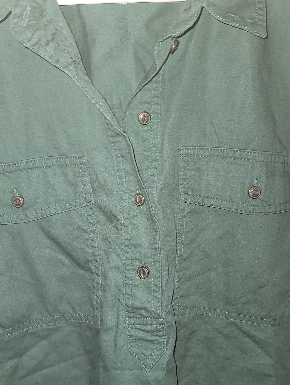 Universal Thread Forest Green Short-Sleeve Shirt - Picture 4 of 11